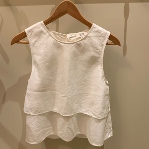 COPY - Wilfred linen top with open back